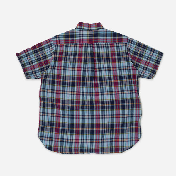 CLASSIC MADRAS SUMMER B.D SHIRT - PURPLE/MIX - IMAGE NEEDED!