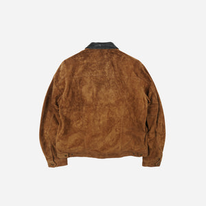 Frizmworks - Frizmworks Suede Storm Trucker Jacket - Whiskey -  - Alternative View 1
