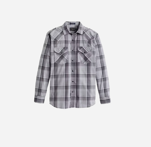 Pendleton - FRONTIER SHIRT - TAN/AEGEAN/GOLD PLAID -  - Main Front View