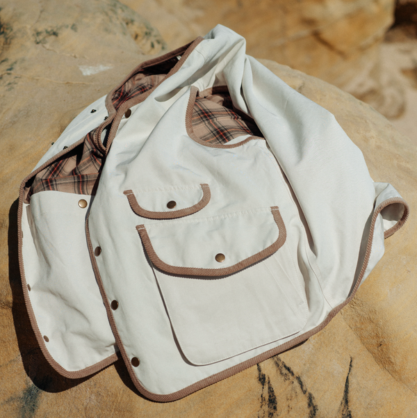 HERITAGE HUNTING VEST - CREAM
