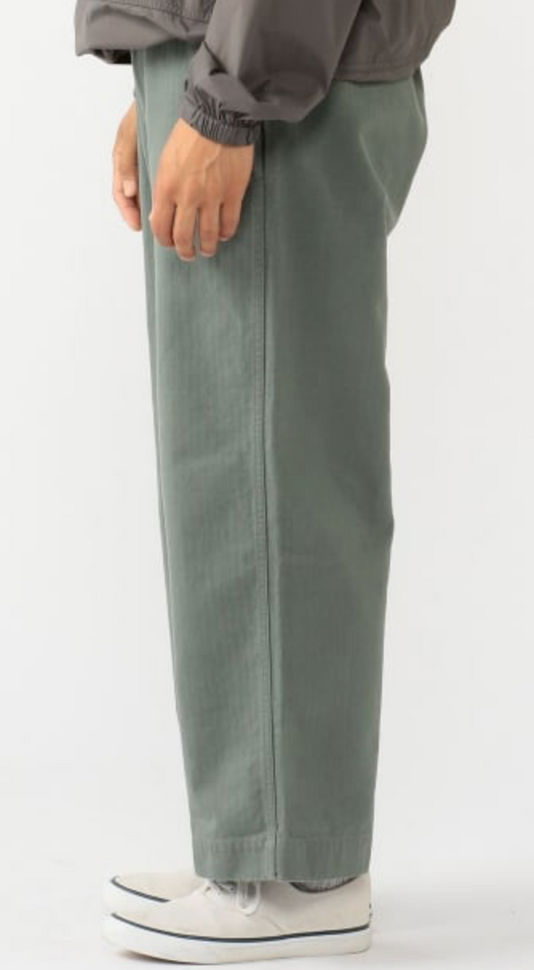 MIL HERRINGBONE TROUSER - SAGE