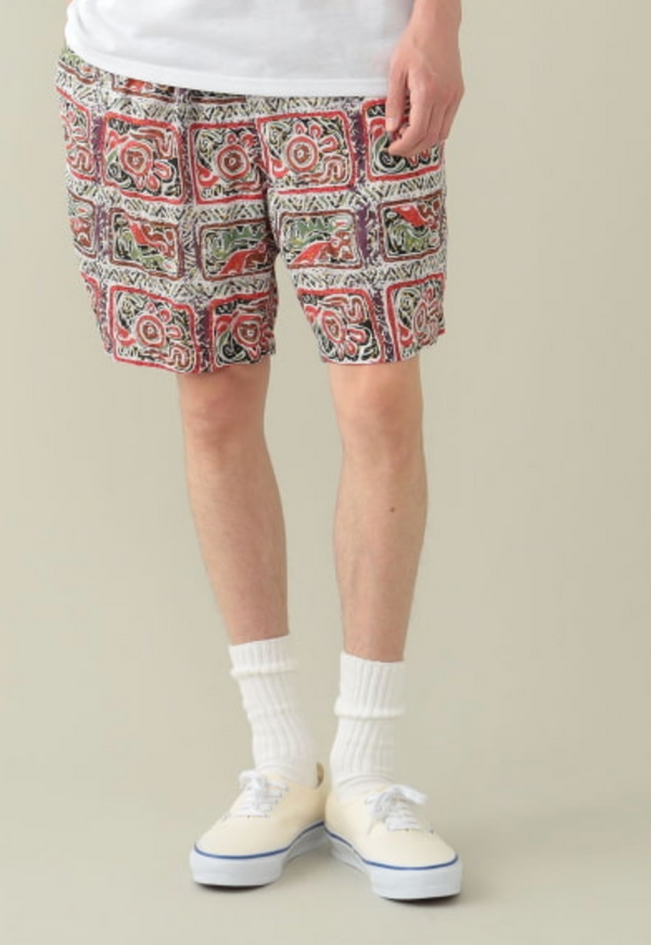 ERNIE BATIK HANG SHORT - MULTI WHITE