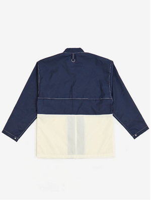 Beams+ - BOAT OXFORD JACKET - NAVY/ECRU -  - Alternative View 1