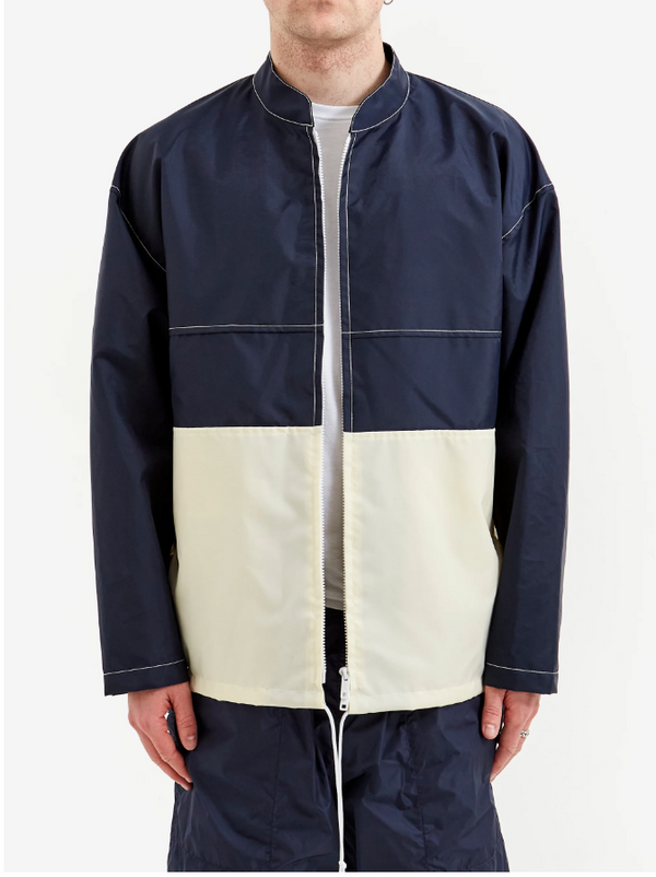 BOAT OXFORD JACKET - NAVY/ECRU