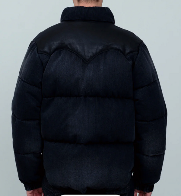 DOWN JACKET - BLACK DENIM