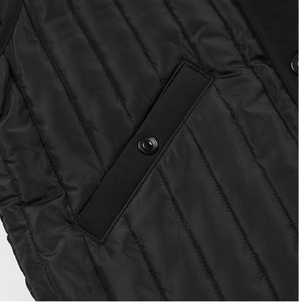 Frizmworks - STRIPE QUILT MIL LINER VEST - BLACK -  - Alternative View 1