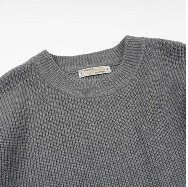 KANGAROO PULLOVER SWEATER  - GREY
