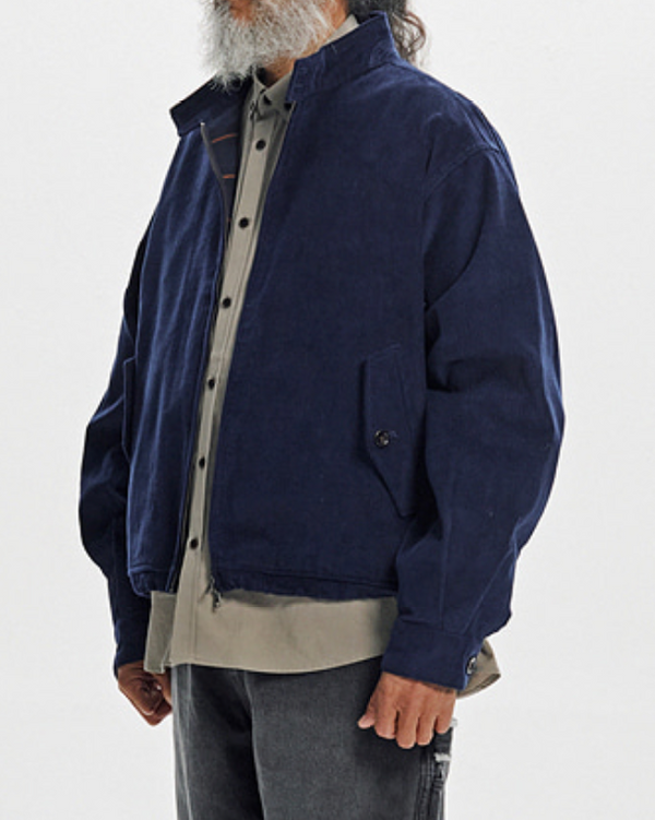 CORDUROY BUDDY JACKET - NAVY