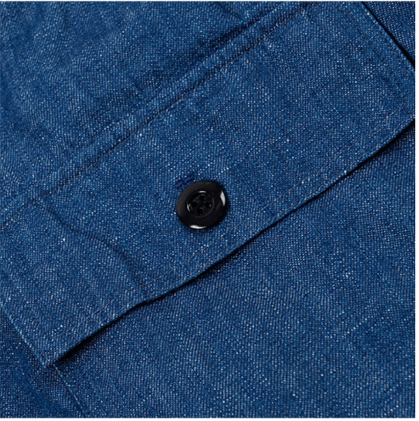 DENIM BALLOON PANTS - BLUE