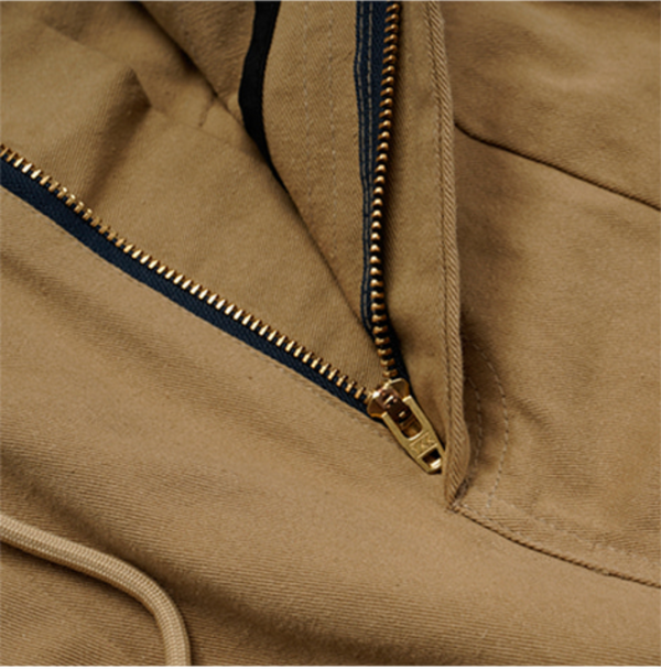 TWILL BALLOON PANTS - BEIGE