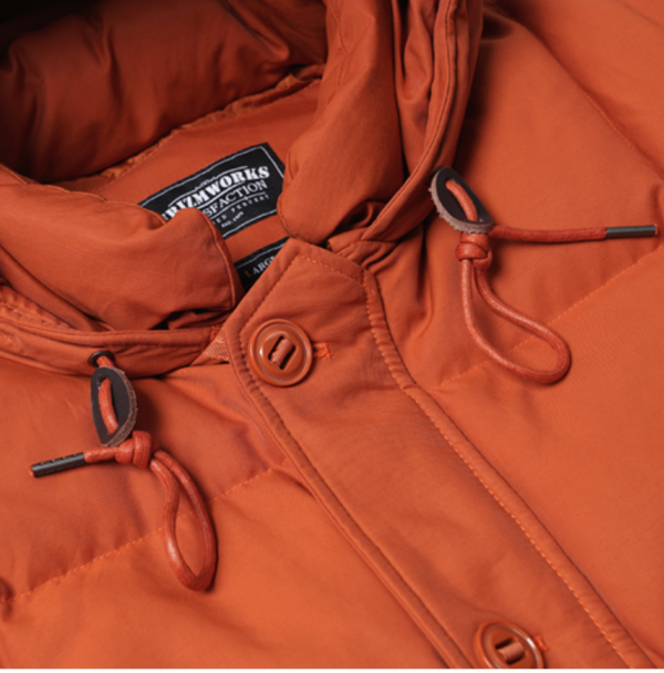 KARAKORAM DOWN PARKA JACKET - ORANGE