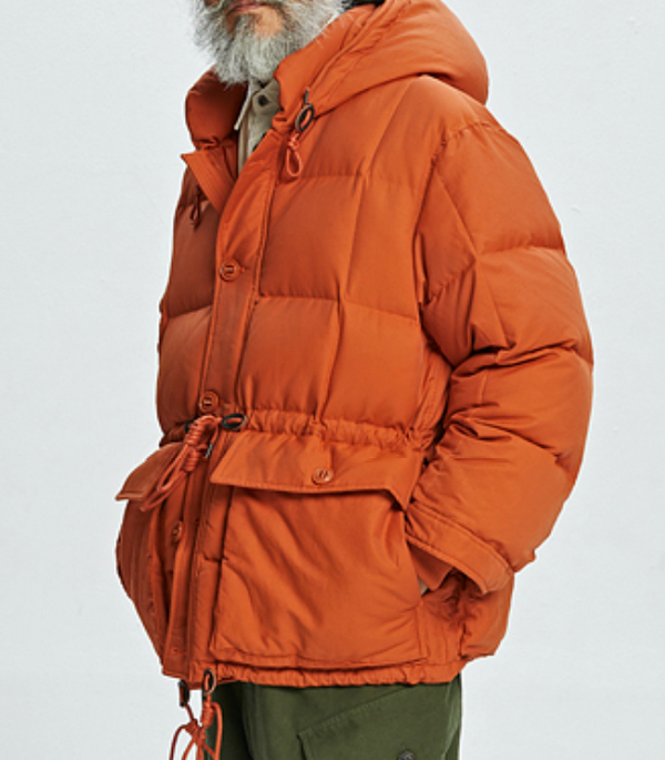 KARAKORAM DOWN PARKA JACKET - ORANGE