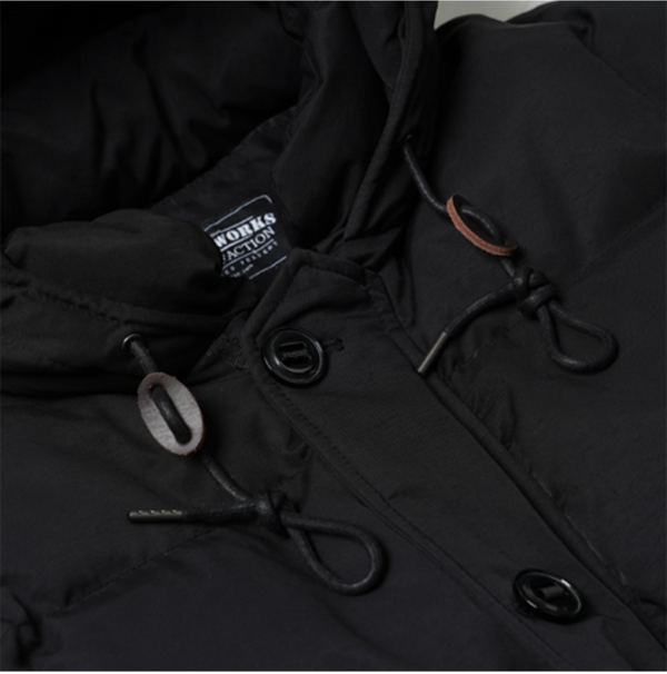 KARAKORAM DOWN PARKA JACKET - BLACK