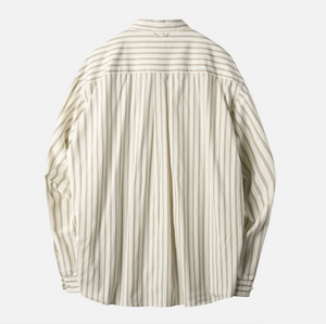 Rough Side - PRIMARY SHIRT - BEIGE PIN STRIPE -  - Alternative View 1