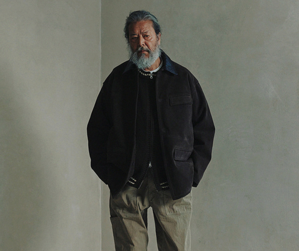 SUEDE FRENCH CAR COAT - DARK BROWN