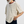 Load image into Gallery viewer, JACQUARD STRIPE HALF T-SHIRT - CREAM
