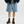 Load image into Gallery viewer, LYOCELL BELTED DENIM SHORTS - LIGHT BLUE
