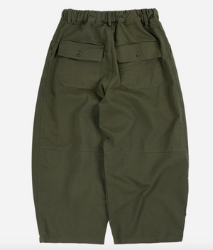 Frizmworks - TWILL BALLOON PANTS - OLIVE -  - Alternative View 1