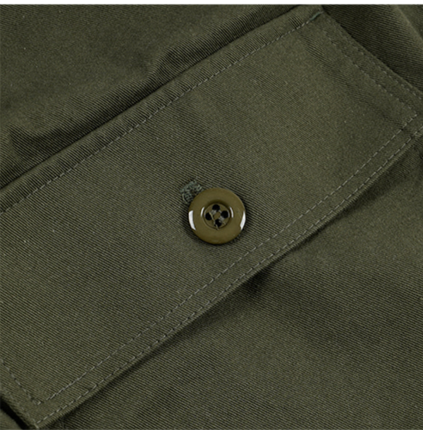 TWILL BALLOON PANTS - OLIVE