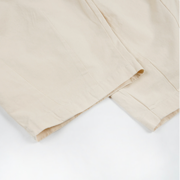 TWILL BALLOON PANTS - IVORY