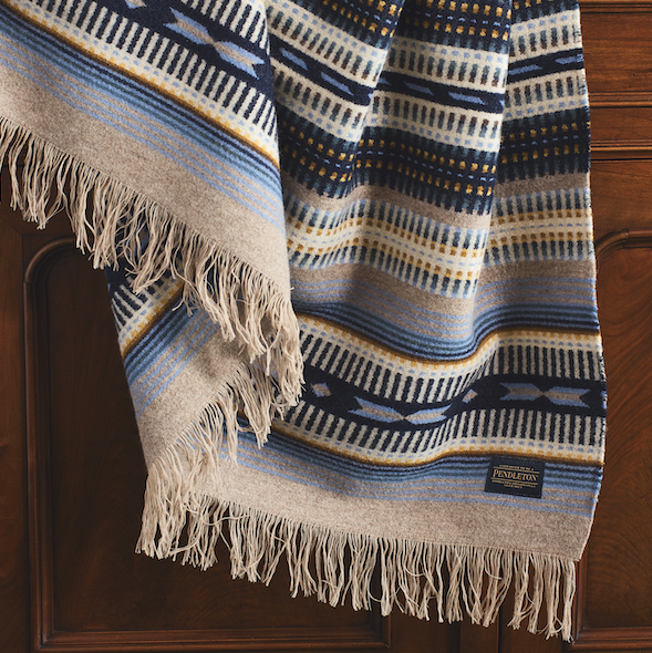Pendleton Jacquard Throw - Rio Bravo Blue