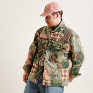 Double RL By Ralph Lauren - HAYES PATCHWORK SHIRT - PLAID CAMO -  - Alternative View 1