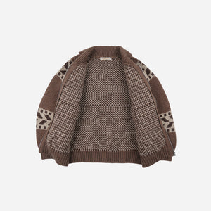 Frizmworks - Frizmworks Thunderbird Heavy Cowichan Jacket - Mocha -  - Alternative View 1