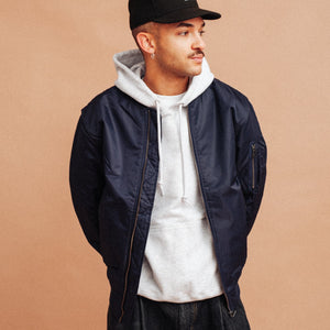 United Athle - MA-1 JACKET - NAVY -  - Alternative View 1