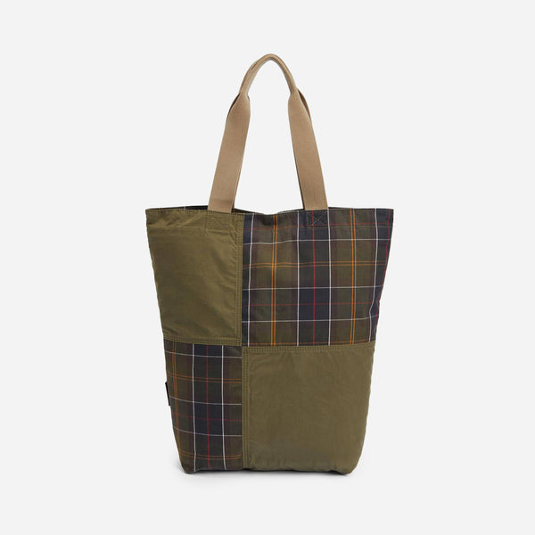TRANSPORT PATCHWORK TOTE BAG - MULTI