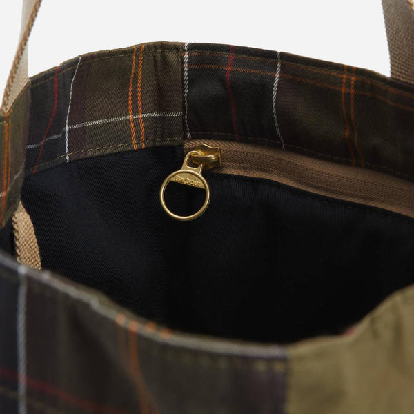 TRANSPORT PATCHWORK TOTE BAG - MULTI