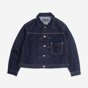 Uniform Bridge - TYPE 1 DENIM TRUCKER JACKET - ONE WASH -  - Main Front View