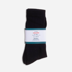 United Athle - THICK SOLE CREW SOCK -  BLACK -  - Main Front View