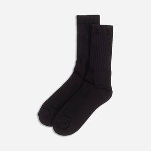 United Athle - THICK SOLE CREW SOCK -  BLACK -  - Alternative View 1