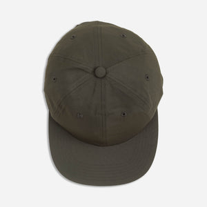 United Athle - 6 PANEL NYLON BASEBALL CAP - OLIVE -  - Main Front View