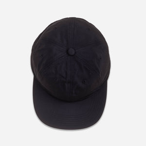 United Athle - 6 PANEL NYLON BASEBALL CAP - BLACK -  - Main Front View