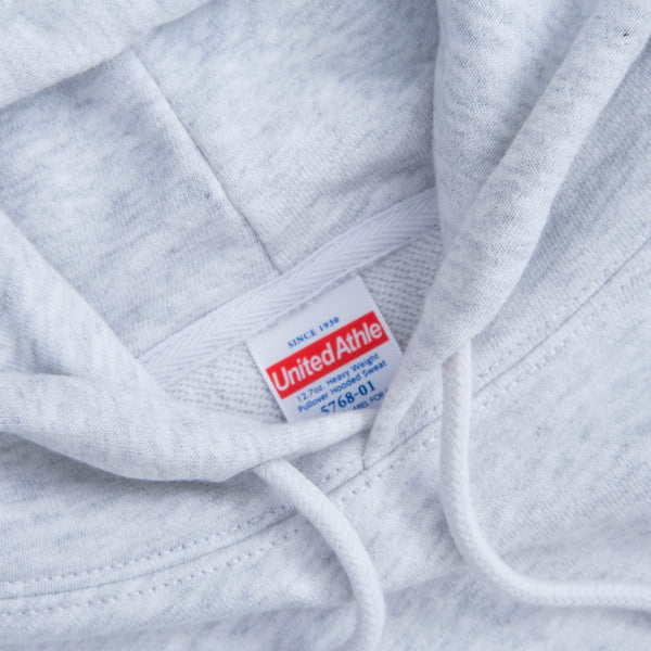 12.7oz HEAVYWEIGHT OVERHEAD HOODIE - ASH