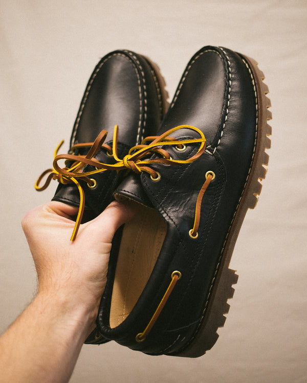TIMBER MOC SHOE - BLACK
