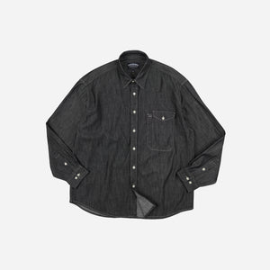 Frizmworks - Frizmworks Utility Flap Pocket Denim Work Shirt - Black -  - Main Front View