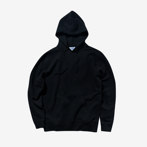 United Athle - LOOPWHEEL HOODIE - BLACK -  - Main Front View