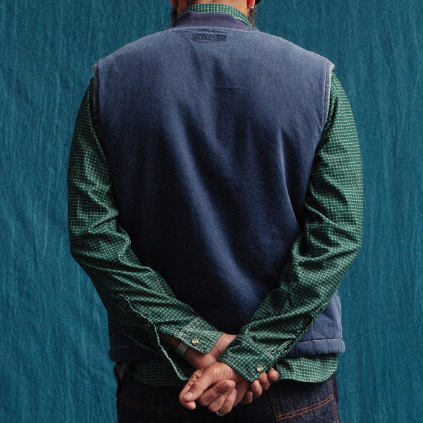 CAVVA FLEECE LINED VEST - NAVY
