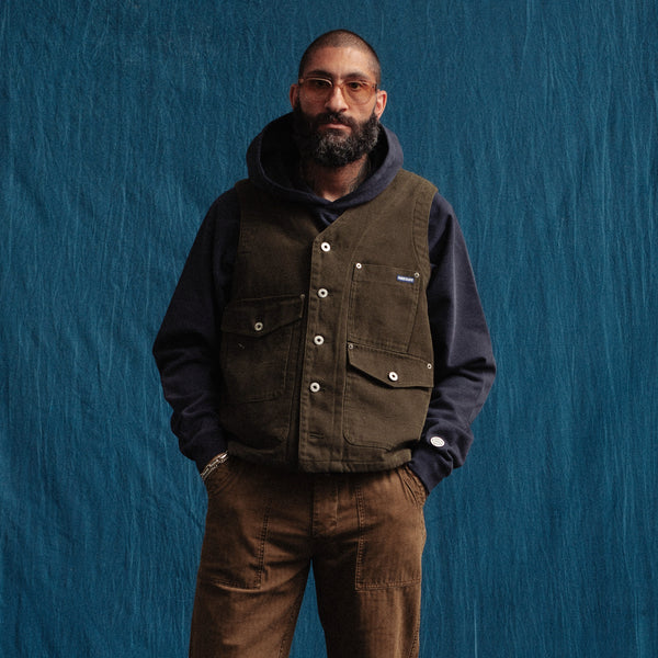 BLANDFORD FIELD VEST - OLIVE