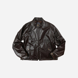 Frizmworks - Frizmworks Waxed Cowhide Buddy Harrington Jacket - Brown -  - Main Front View