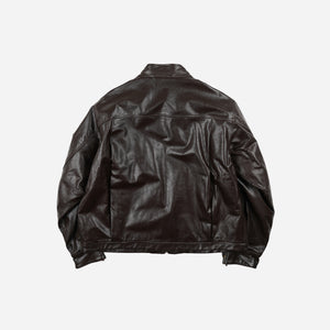 Frizmworks - Frizmworks Waxed Cowhide Buddy Harrington Jacket - Brown -  - Alternative View 1