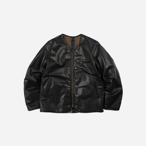 Frizmworks - Frizmworks Waxed Cowhide Reversible Liner Jacket - Black -  - Main Front View