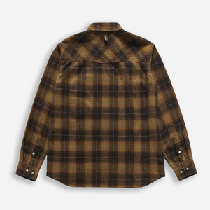 Eastlogue - WESTERN ZIP UP SHIRT - ORANGE CHECK -  - Alternative View 1