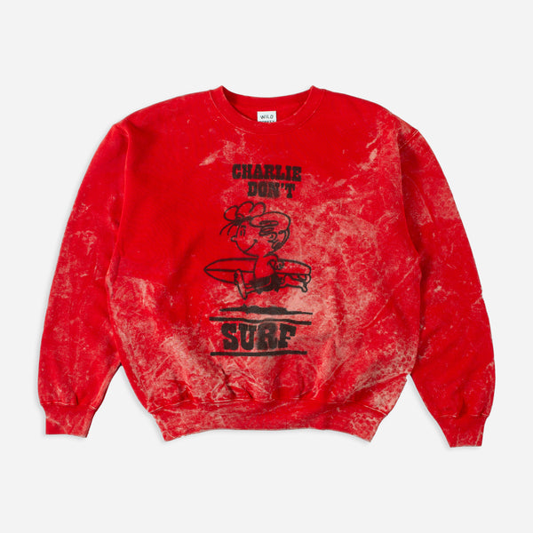 CHARLIE DON'T SWEATSHIRT - RED