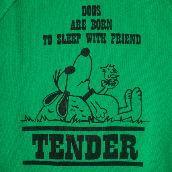 SNOOPY TENDER SWEATSHIRT - GREEN
