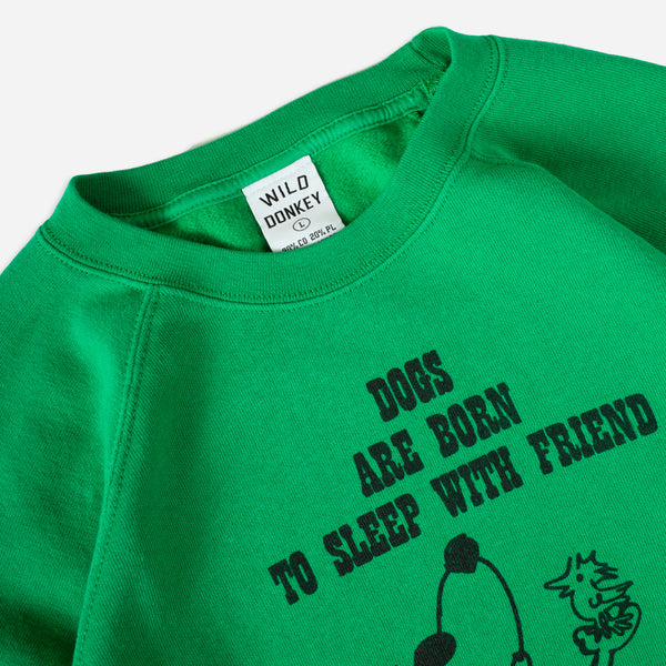 SNOOPY TENDER SWEATSHIRT - GREEN