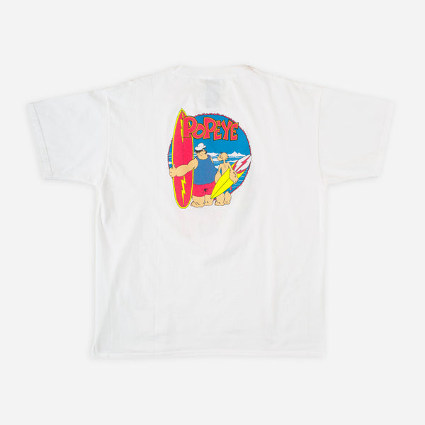 POPEYE CREW T-SHIRT - WHITE