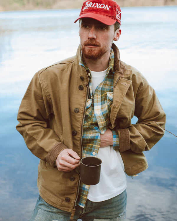 BOWER DECK JACKET - OLIVE DRAB